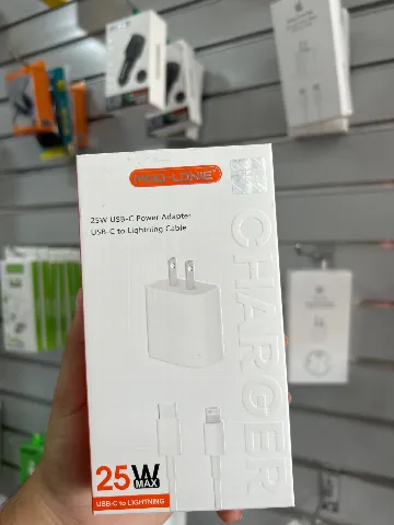 Cargador Moq-lonie Iphone de 25W tipo c a Lightning